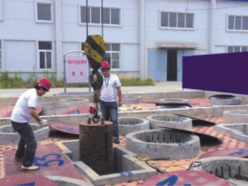 城市交通樞紐現場作業