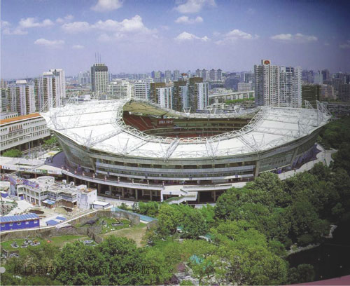 虹口足球場建築物沉降位移監測